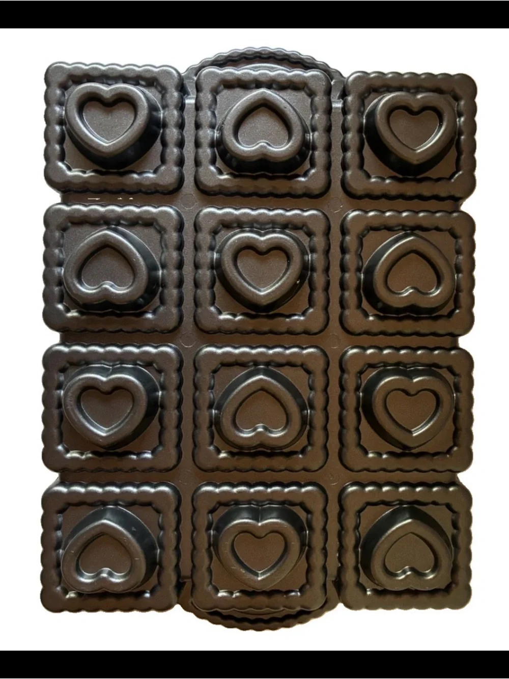 Wilton 12 Heart  Bakeware Mold Tray